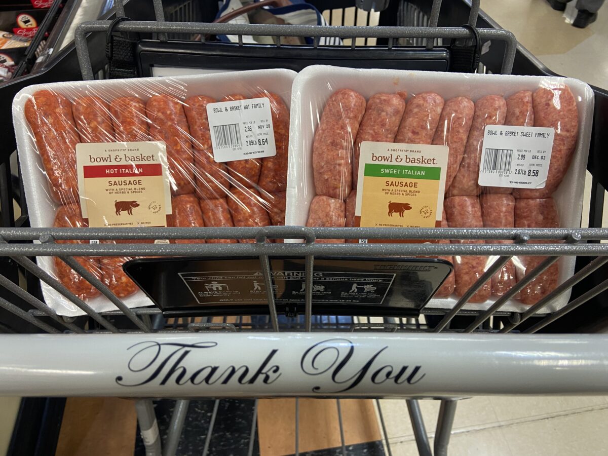 Bowl Basket Italian Sausage JUST 1 99 Lb With ShopRite Deal