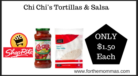 Rebate Deal On Chi Chis Tortillas Salsa At Shoprite