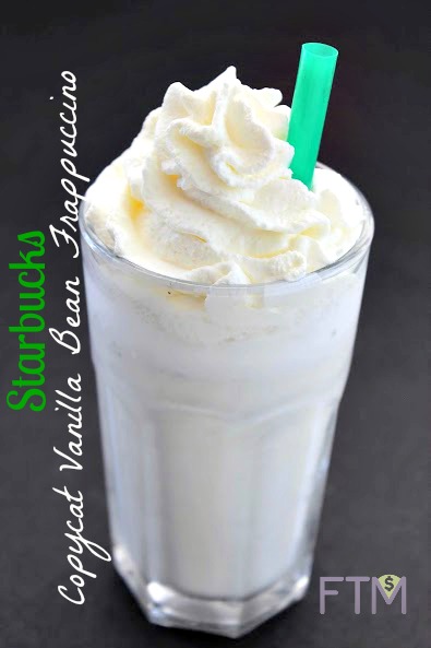 Copycat Creamy Starbucks Vanilla Bean Frappuccino