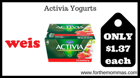 Activia Yogurts