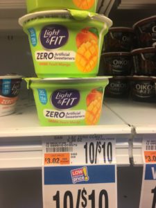 Light & Fit Greek Zero Yogurts