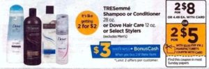 Dove & Tresemme Hair Care