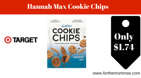 Target: Hannah Max Cookie Chips ONLY $1.74