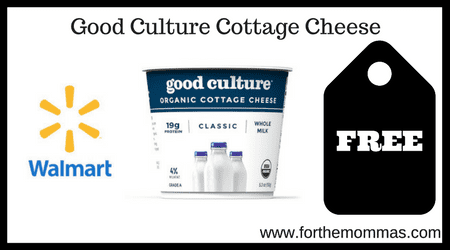 Walmart Free Good Culture Cottage Cheese Ftm
