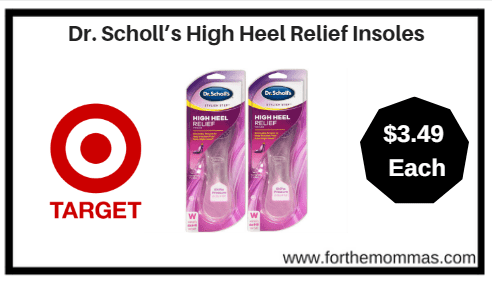 Target: Dr. Scholl’s High Heel Relief Insoles ONLY $3.49