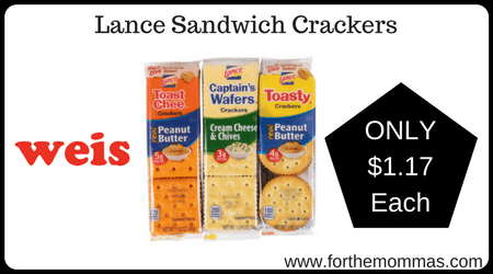 Lance Sandwich Crackers 