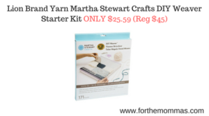Lion Brand Yarn Martha Stewart Crafts DIY Weaver Starter Kit
