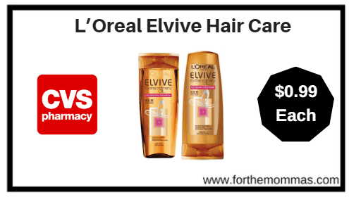 CVS: L’Oréal Elvive Hair Care