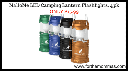 MalloMe LED Camping Lantern Flashlights