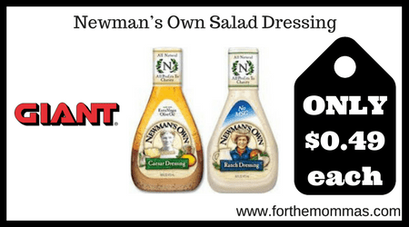 Newman’s Own Salad Dressing