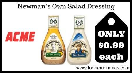 Newman’s Own Salad Dressing
