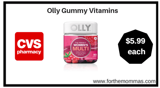 CVS: Olly Gummy Vitamins ONLY $5.99 Starting 1/14
