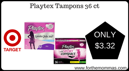 Playtex Tampons 36 ct