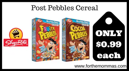 Post Pebbles Cereal
