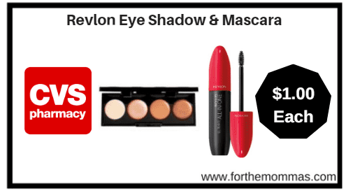 CVS: Revlon Eye Shadow & Mascara ONLY $1 each Starting 1/21