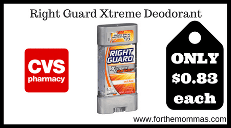 Right Guard Xtreme Deodorant 