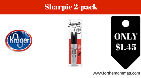 Kroger: Sharpie 2-pack ONLY $1.45