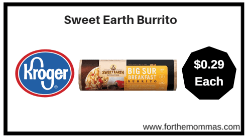 Kroger MEGA Sale: Sweet Earth Burrito ONLY $0.29