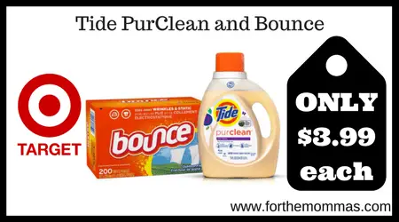 Tide PurClean and Bounce
