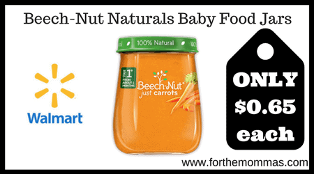 Beech-Nut Naturals Baby Food Jars