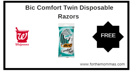 Walgreens: Free Bic Comfort Twin Disposable Razors through 3/3