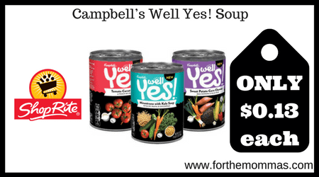 Campbell’s Well Yes! Soup