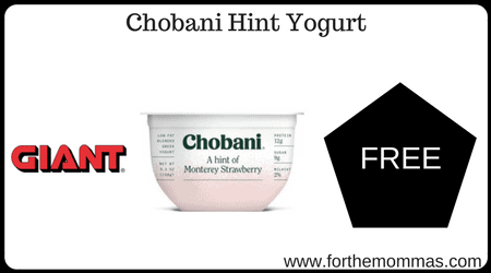 Chobani Hint Yogurt