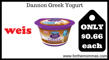 Dannon Greek Yogurt