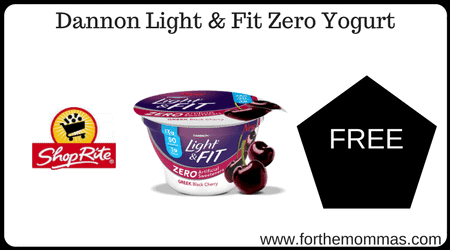 Dannon Light & Fit Zero Yogurt