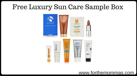 Free Luxury Sun Care Sample Box 