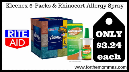 Kleenex 6-Packs & Rhinocort Allergy Spray