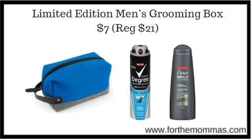 Limited Edition Men’s Grooming Box $7 (Reg $21)