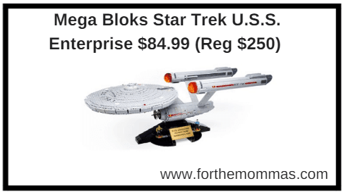 Mega Bloks Star Trek U.S.S. Enterprise $84.99 (Reg $250)