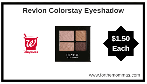 Walgreens: Revlon Colorstay Eyeshadow ONLY $1.50 each {2/25 only}