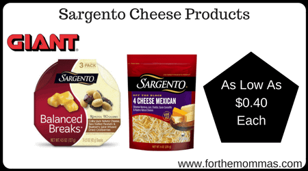 Sargento Cheese Products