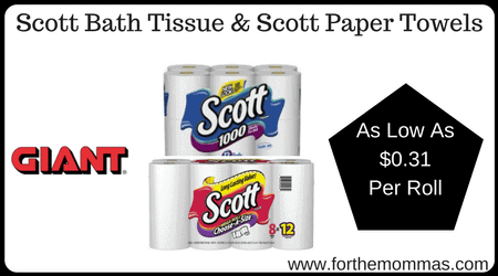 Scott Bath Tissue & Scott Paper Towels