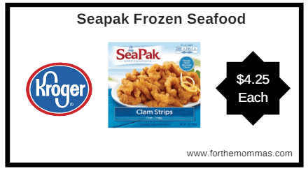 Kroger: Seapak Frozen Seafood ONLY $4.25