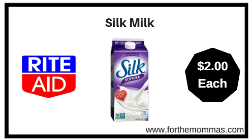 Rite Aid: Silk Milk $2