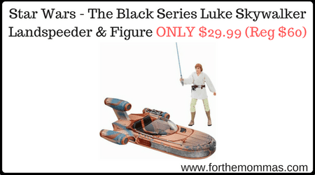 Star Wars - The Black Series Luke Skywalker Landspeeder & Figure 