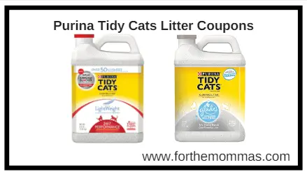 Print Now! New Purina Tidy Cats Litter Coupons!