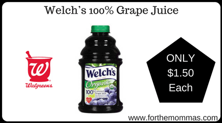 Welch’s 100% Grape Juice