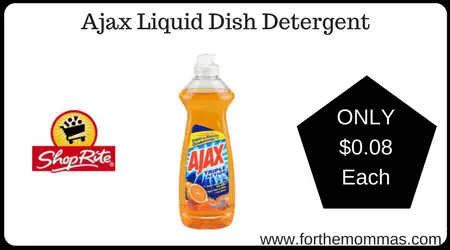 Coupons ajax dish liquid