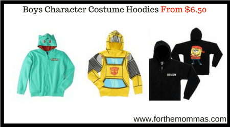 Boys Character Costume Hoodies