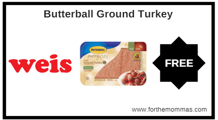 Weis : Free Butterball Ground Turkey