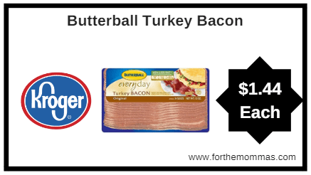 Kroger: Butterball Turkey Bacon ONLY $1.44 {Reg $2.99}