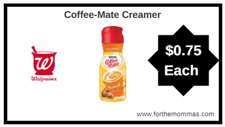 Walgreens: Coffee-Mate Creamer ONLY $0.75 each starting 3/25