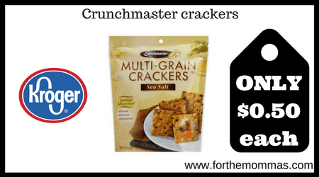 Crunchmaster crackers 