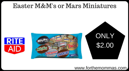 Easter M&M's or Mars Miniatures