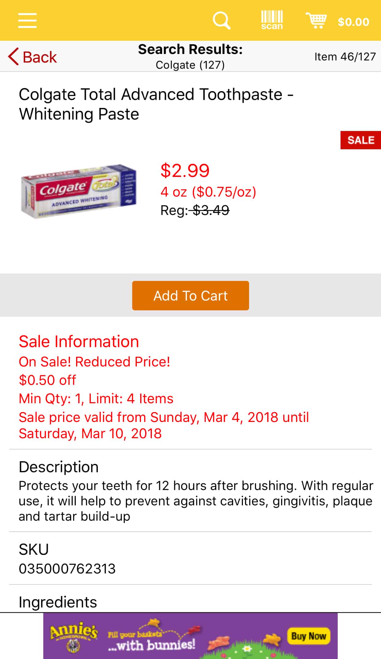 ShopRite FREE Colgate Total Toothpaste Thru 3/10!