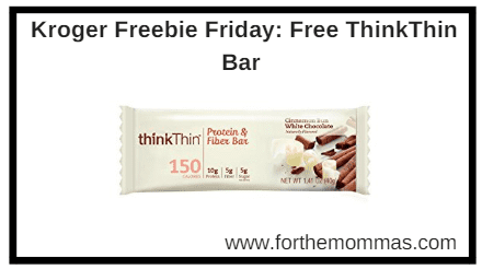 Kroger Freebie Friday: Free ThinkThin Bar